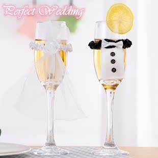 2 Pcs/1 Pair  Decoration Bride and Groom Wedding Engaget Par