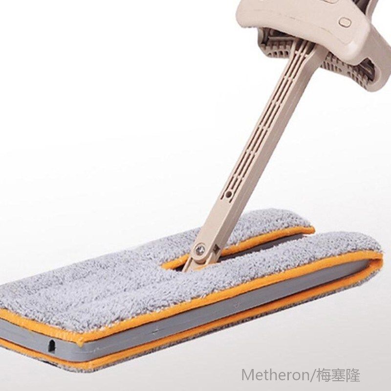 Double Sided Mop Cloth Non Hand Washing Flat Mop Wooden Floo