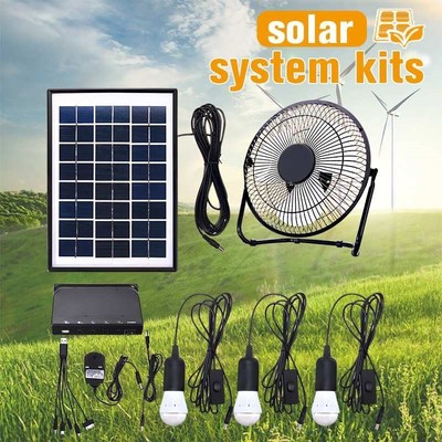 5V SB Charger Home System Solar Power Panel Generator Kit wi