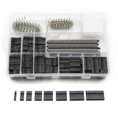 YT 670pcs Single Row Straight 40Pins 2.54mm Male Pin Jumper