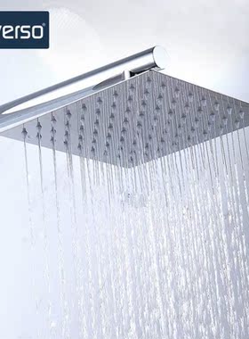 EVERSO Chrome Wall Mounted Ultrathin Square 8