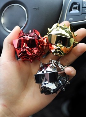 Car Air Freshener Bulldog Decoration Perfume Clip Auto Diffu