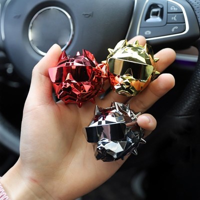 Car Air Freshener Bulldog Decoration Perfume Clip Auto Diffu