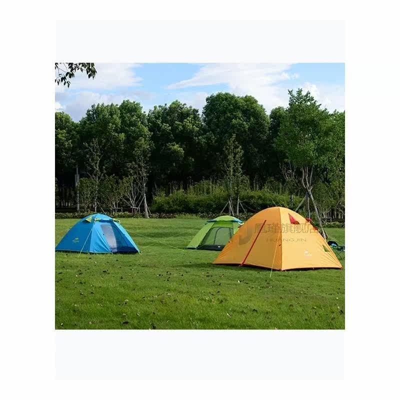 3-4 Person Camping Tent Double Layers Aluminum Rod 3 Season
