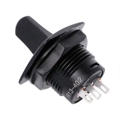 1PC 3 Pin 2 Position Maintained ON-ON Round Toggle Reset Swi