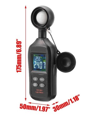 New 200000Lux Light Meter Luminometer Hand-held Spectrometer