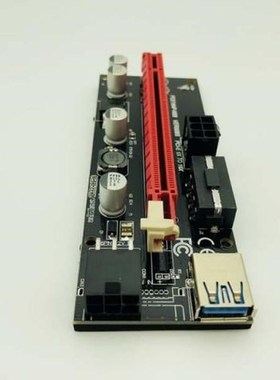 6pcs 009s Dual LED VER009S PCI-E Riser Card PCI Express 1X t
