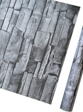 Retro Brick Stone Wallpaper 3D Wall Papers Home Decor PVC Se