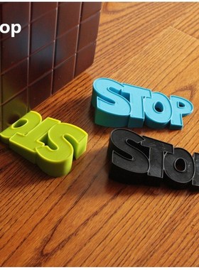 1PCS Cute Cartoon Leaf Style Door Stopper Silicon Doorstop S