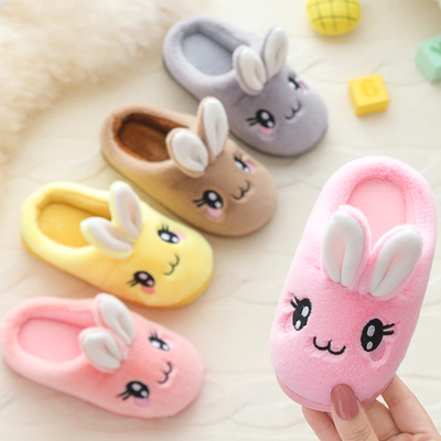 Baby Girls Cotton Slippers 2021 New Winter Children&