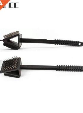 Multifuction Non-stick Copper Wire BBQ Grill Brush Long Hand
