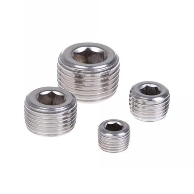 SS304 Stainless Steel NPT Male Countersunk End Plug Internal