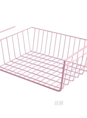 Under The Table Hanging Basket Shelf Bedside Desk Sundries S