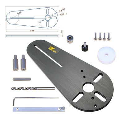 /1SET Circle Cutting Jig for Small Wood Routers/Electric Han