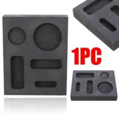 Ing Ingot Graphite Black Mold Casting Melting Holes Bar Five