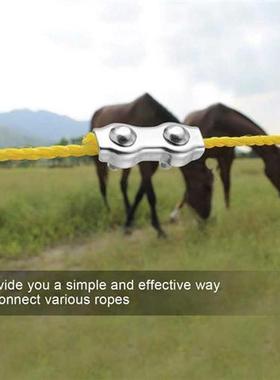 15Pcs Poly Rope Connector,Wires Splicer Wire Cable Clamp Con