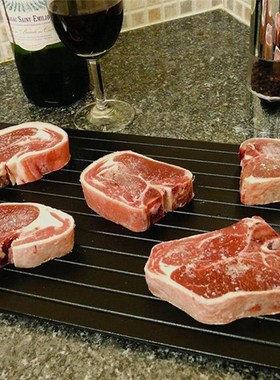 Fast Defrosting Tray Thaw Food Meat thawing Fruit Sea Fish Q