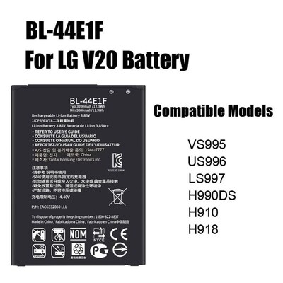 Phone Battery For LG G3 G4 G5 V10 V20 Bateria BL-53YH BL-51Y