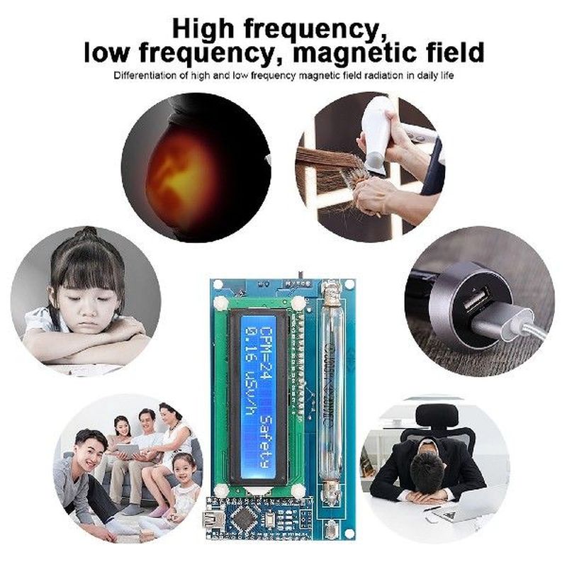 Assembled DIY Geigercounter Kit Nuclear Radiation Detector
