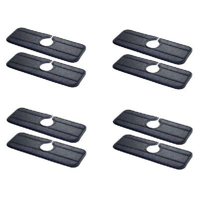 Hot 8PCS Faucet Absorbent Pad Sink Splash Cover Microfiber