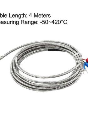 Pt100 Temperature Sensor Probe 5M Cable 4mmx30mm Thermocoupl