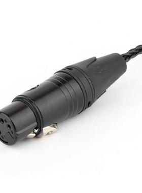 3.5mm Trrs alanced Male to 4-pin XLR alanced Female Headph