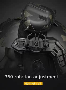 Tactical Fast Rail Mounts Headset Rail Adapter Headset Holde