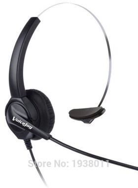 Comfortable Landline Wired Telephone Headset RJ9 Connector R