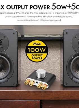 Nobsound Mini Bluetooth 5.0 HiFi TPA3116 Digital Amplifier S