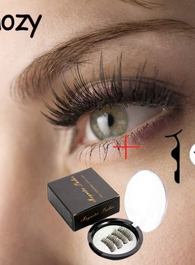 Shozy Magnetic eyelashes with 3 magnets magnetic lashes natu