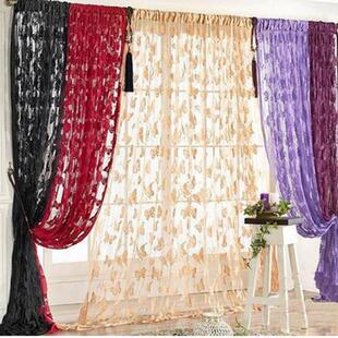 1*2M Fringe Door Window Panel Room Divider Butterfly String