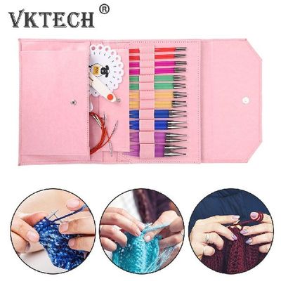 12 Pair Knitting Needle Stitching Tool Set Crochet Needles