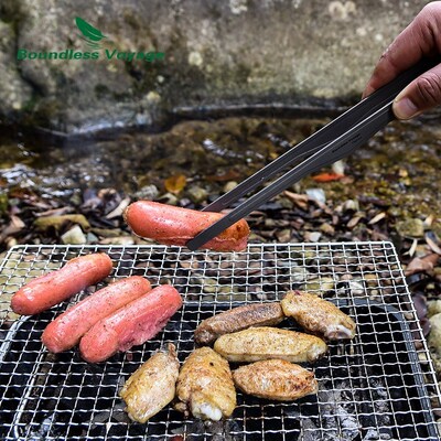 Titanium Tea Cup Clip Steak Lid Barbecue Anti-Scalding Clip