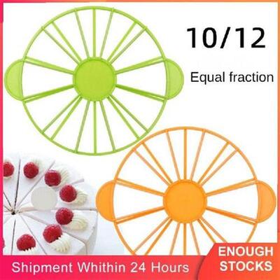 Cake Slice 10/12 Piece Double Sided Cake Portion Marker To