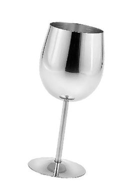 Stainless Steel Red Wine Glasses Goblets Cup Champagne Bar