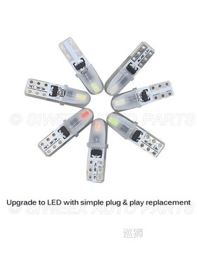 10 Pcs T5 Auto Car Led Bulbs No Polarity Dashboard Lamp 2-30