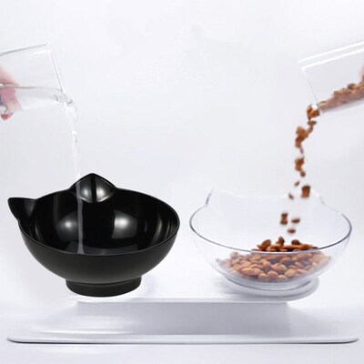 Cat bowls Feeders Raised stand Pet supplies Dog feeder Non-s