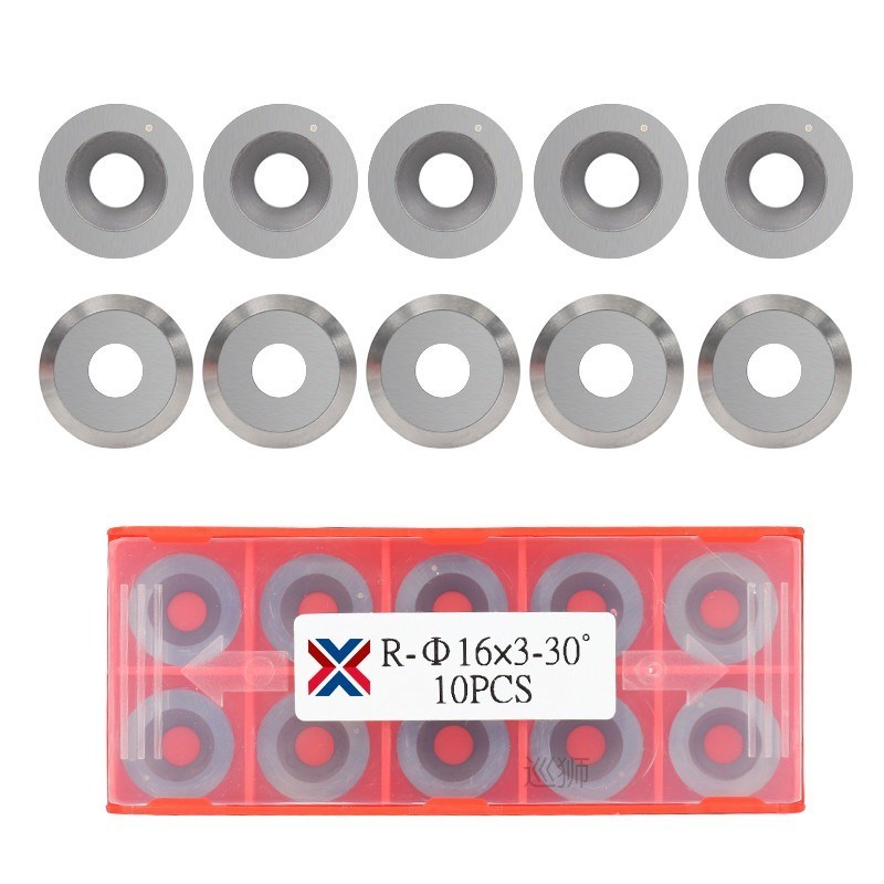 Round Carbide Insert Cutter 16mm 16x3-30 Degree R8 for Finis