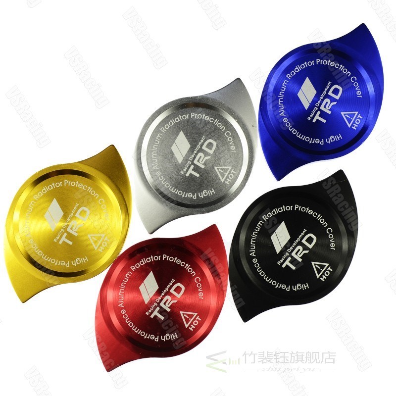 Universal TRD Racing Radiator Cap Cover For Toyota Cars 5 Co