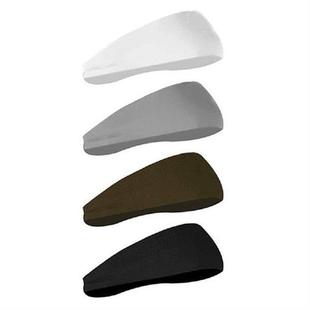 4pcs Cycling Workout Hair Wrap Men Headband Fitness Solid