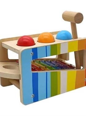 Pound & Tap Bench Multifunctional Musical Toy with Pull-