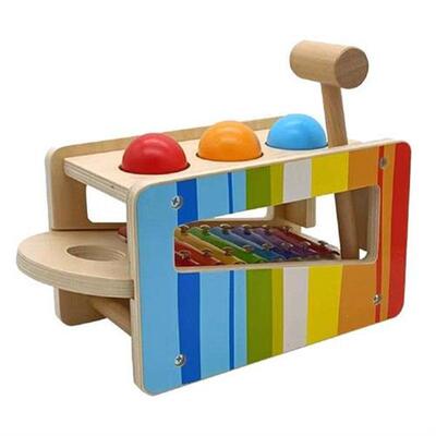 Pound & Tap Bench Multifunctional Musical Toy with Pull-