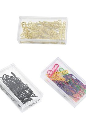 20Pcs Metal Bookmark Music Notes Papers Clip Colorful Binder