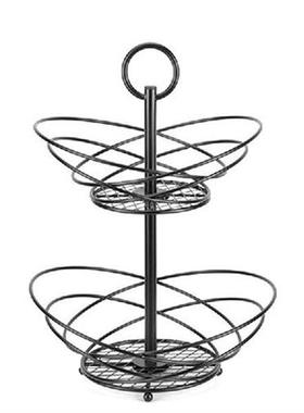 2 Tier Fruit Basket Bowl For Countertops, Kitchen Counters