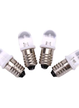 5pcs E10 Led Bulb E10 DC 3V 4.5V Instrument Bulb E10 Indicat