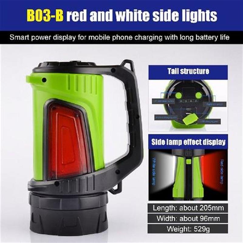 COB LED Flashlight Portable Work Light Super Bright Daily