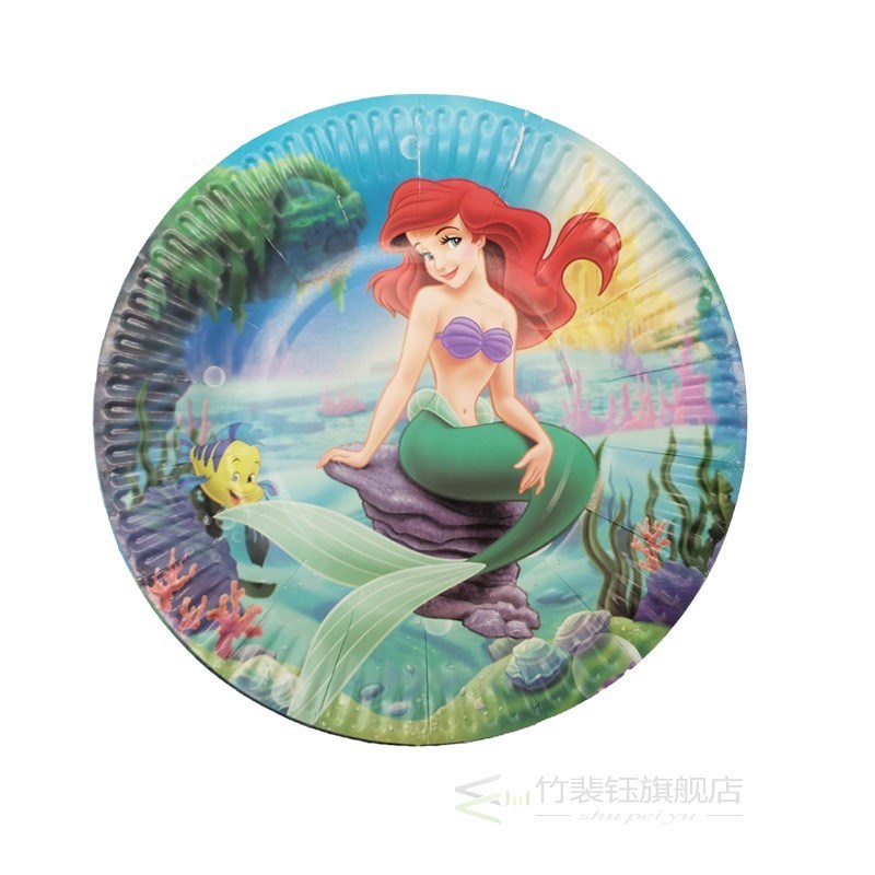 Disney Mermaid Ariel Party Decor Baby Shower Birthday Party