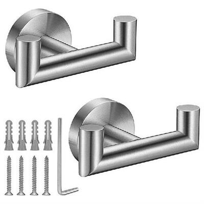 Towel Hooks For Bathrooms,Brushed Nickel Towel Hook For