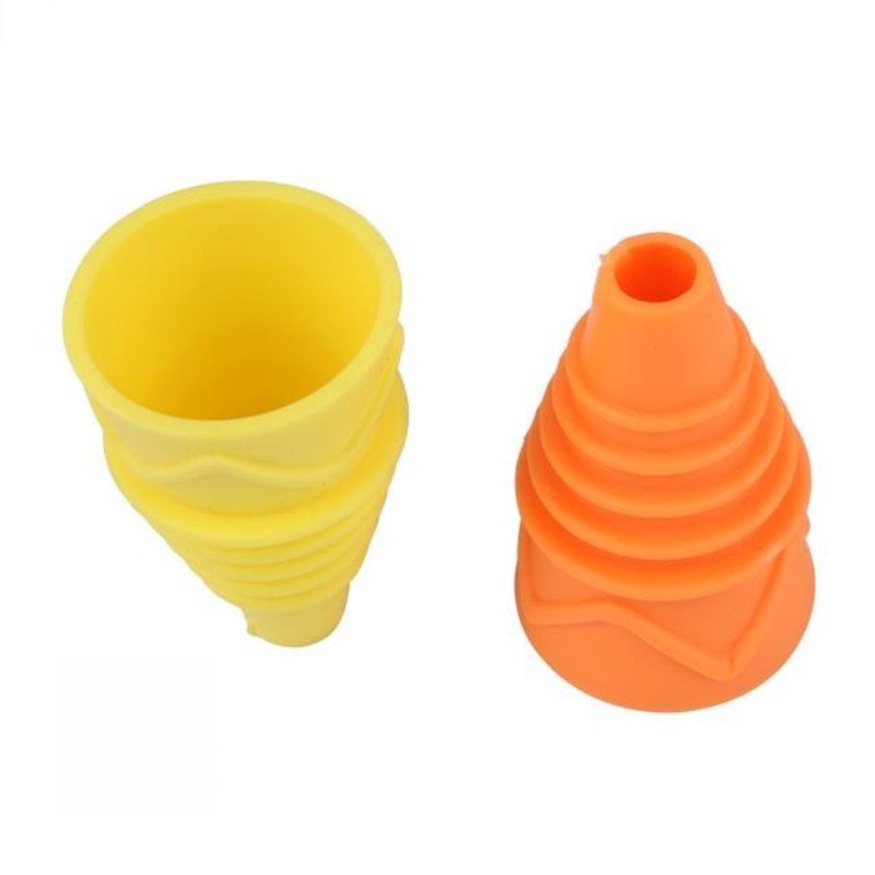 4 Pcs Flexible Flies Trap Funnel Reusable Silicone Pest Cont