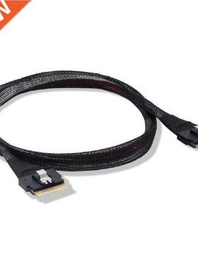 Internal Mini SAS Cable 24Gbps Slim SFF-8654 8i 74 Pin to